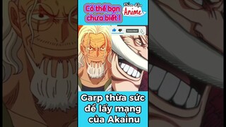 Garp đủ sức để đánh bại Akainu #onepiece #shorts