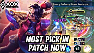 AOV : ZANIS GAMEPLAY | MOST PICK IN PATCH NOW - ARENA OF VALOR LIÊNQUÂNMOBILE ROV COT