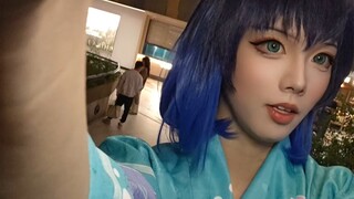 《当男孩子出花魁伊之助去看鬼灭之的一日vlog》