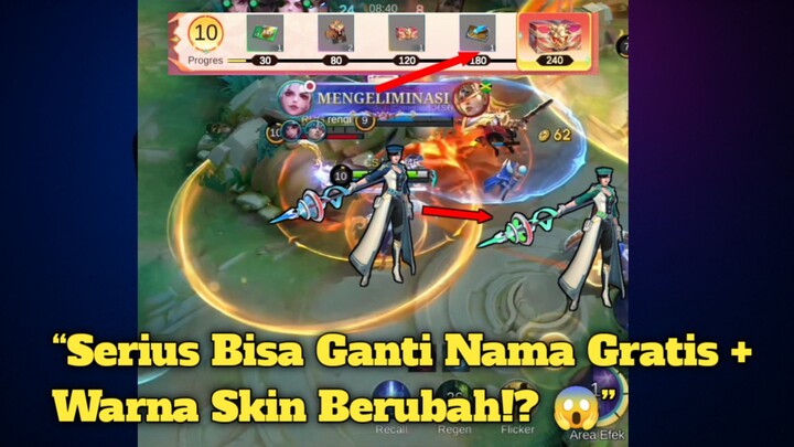 “Bisa Ganti Nama GRATIS & Ubah Warna Skin 😱