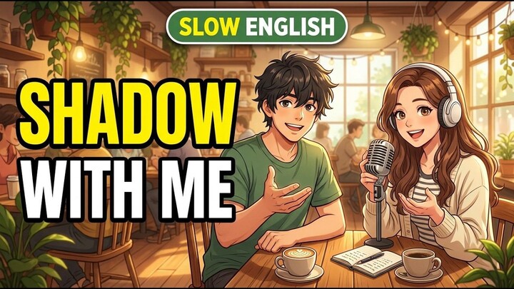 Speak English With Me | Shadowing Practice  (A2–B1)