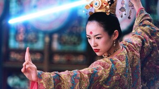 คลิปแอบโจมตีเวอร์ชันไลท์เซเบอร์ของ Star Wars ในเกม "House of Flying Daggers" - -