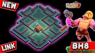 New BH8 Base Layout 2022 With Replay | New Best Builder Hall 8 Base With Copy Link | Clash Of Clans