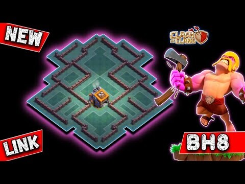 New BH8 Base Layout 2022 With Replay | New Best Builder Hall 8 Base With Copy Link | Clash Of Clans