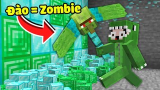 Minecraft Bedwars, Nhưng Bạn Có Thể Đào Tất Cả Mọi Thứ Bằng Zombie Vô Hạn
