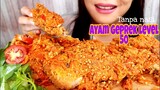 ASMR AYAM GEPREK SUPER PEDAS LEVEL 50  TANPA NASI | ASMR MUKBANG INDONESIA
