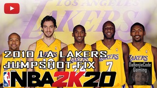 LA LAKERS 2010 Jumpshot Fix NBA 2K20