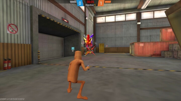 free fire gaming Short video of 1V1 lone-wolf match