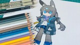 [Bút chì màu] Vẽ nhân vật Amiya