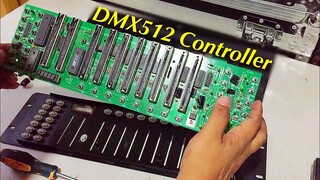 DMX512 Controller internal view by SDSS pinoy vlog
