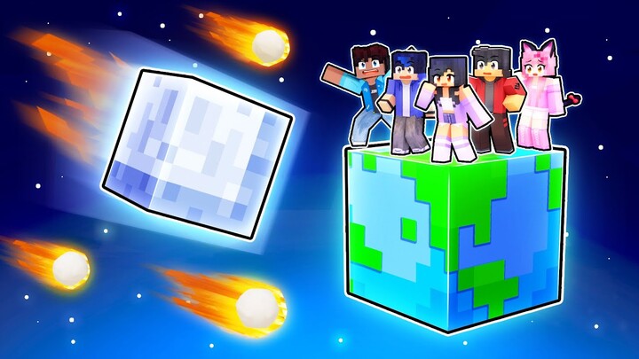 Minecraft But The MOON Falls Down To EARTH!