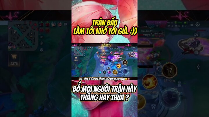 Trận đấu làm tôi nhớ tới già #aov #highlights #thoviolet #lienquan