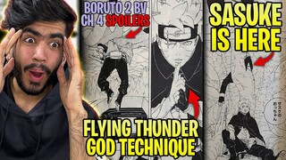 Boruto is using Flying Thunder God Tech 😍| Sasuke is ALIVE !! | Boruto: 2 BV Ch - 4 *SPOILERS* 😍