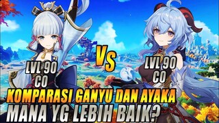 GANYU VS AYAKA MANA YG LEBIH BAIK KALIAN AMBIL? SAMA SAMA LVL 90 C0 GENSHIN IMPACT