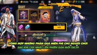 Free Fire| Tổng hợp những phần quà Free mà anh em nhận được trong ngày sau khi up lên OB29