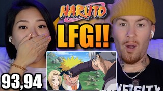 His First Time Watching Naruto!! | Naruto Reaction Ep 93 & 94
