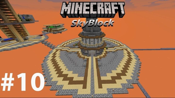 Minecraft Skyblock #10 Build house (lần đầu quay timelapse)