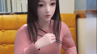 I just changed into new clothes and I was tricked by my sister again~