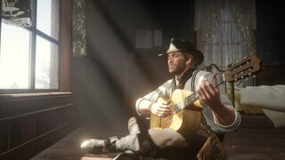 Arthur's Guitar Show in Red Dead Redemption 2