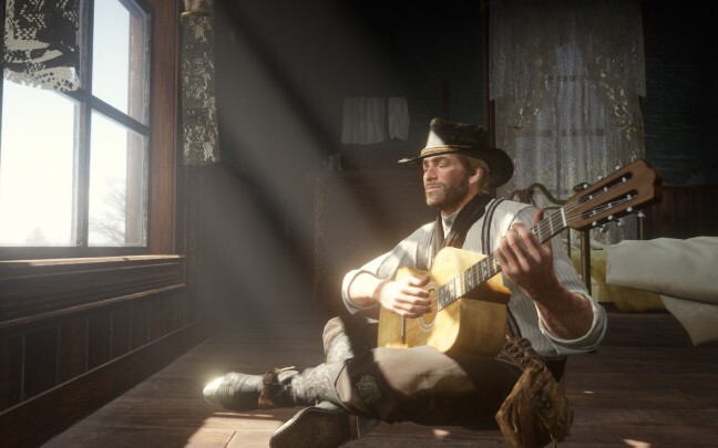 Pertunjukan Gitar Arthur di Red Dead Redemption 2