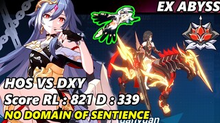 [EX ABYSS] HOS VS DXY (821) HOS SA CH - NO Domain of Sentience (Red Lotus D: 339) | Honkai Impact 3