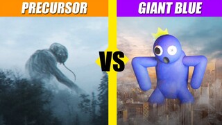 Precusor of The First War vs Giant Blue (Rainbow Friends) | SPORE