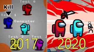 Evolution of Among Us 2017-2020