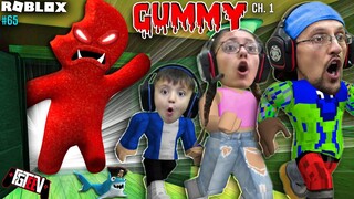 ROBLOX GUMMY! ESCAPE the Giant Sour Patch! (FGTeeV vs. Chapter 1)