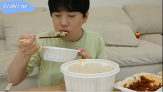 Cơm trộn, mì sợ to sốt kem phần cuối #mukbang