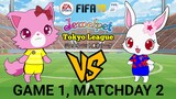 FIFA 19: Jewelpet Tokyo League | Kashiwa Reysol VS FC Tokyo (Game 1, Matchday 2)