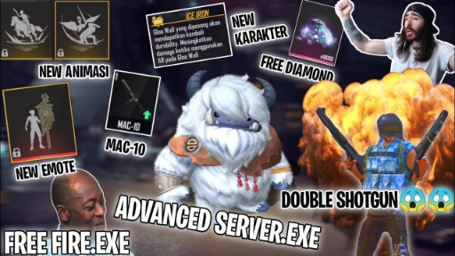 FREE FIRE.EXE - ADVANCE SERVER.EXE