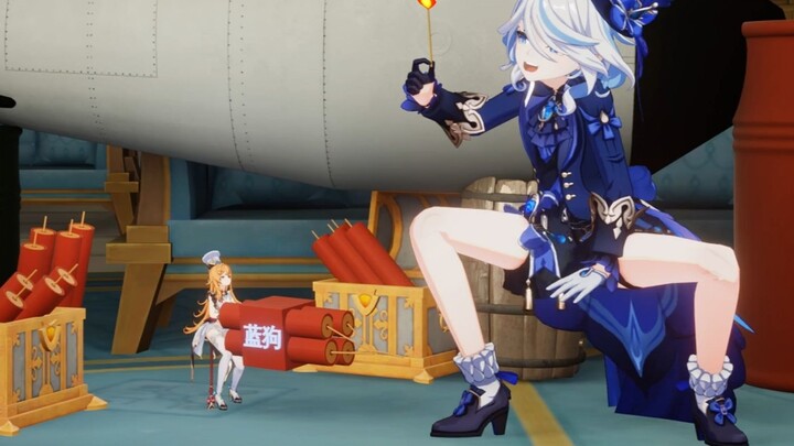 Fu Fu: Oh no, I’ve become a real water god!