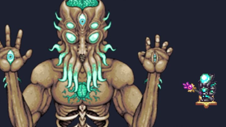 The strongest artifact in Terraria: Hell vs. the Moon Lord! Master-level Pure Archer Survival 14 (Fi
