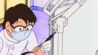 Nobita's time flow is three times faster than others, and he almost collapsed when he was filling hi