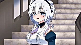 White-haired maid!