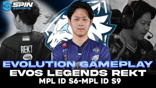 EVOLUTION GAMEPLAY EVOS LEGENDS REKT! PLAYER LEGEND YANG BISA SEMUA ROLE! DARI PETANI SAMPE ROAMER!