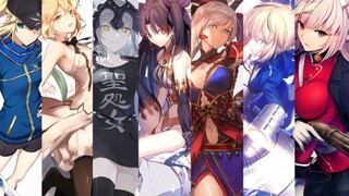 FATE whole series,all souls gather, rhythm AMV