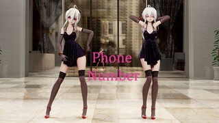 MMD布料_弱音/亮片裙/Phone Number