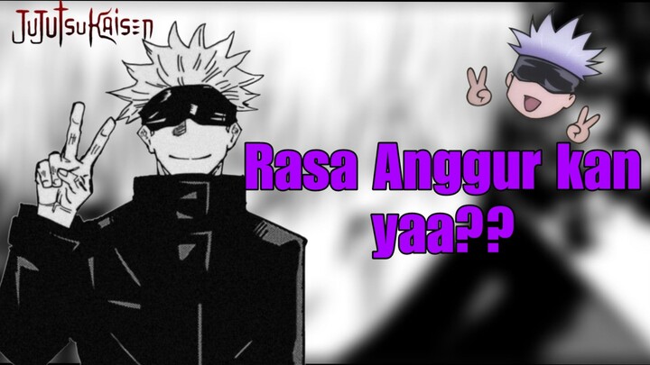 RASA ANGGUR APA STROBERI?|| DRAW GOJO SATORU