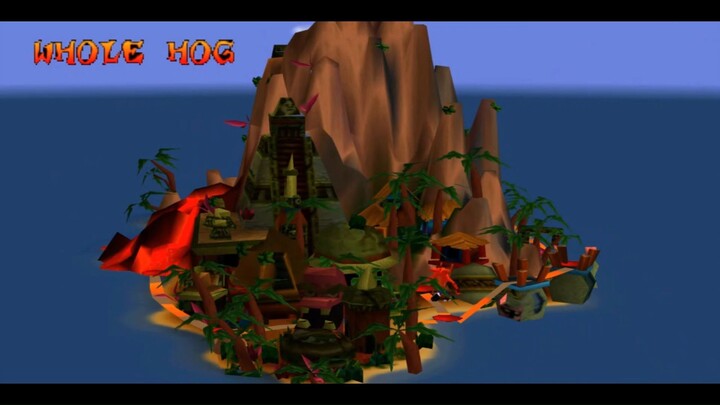 Crash Bandicot 1 - #23 Whole Hog Walkthrough (No Damage + Gems)  [PS1] [PlayStat