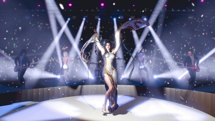 Cosplay Guoman Doupo Cangqiong, cosplay Xuan Yi, adegan dari Vam Produce 69—rasanya cukup oke.