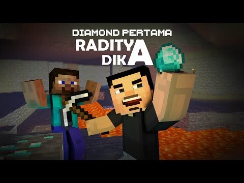 Diamond Pertama Raditya Dika - Animasi Minecraft Indonesia