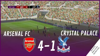 ARSENAL vs. CRYSTAL PALACE  [4-1] • HIGHLIGHTS | VideoGame Simulation & Recreation