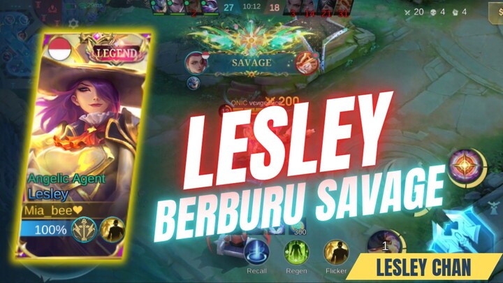 Lesley berburu SAVAGE