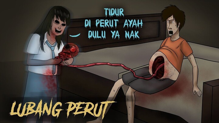 Lubang Perut - Akibat pergaulan bebas #HORORMISTERI Kartun Hantu, ANimasi Horror