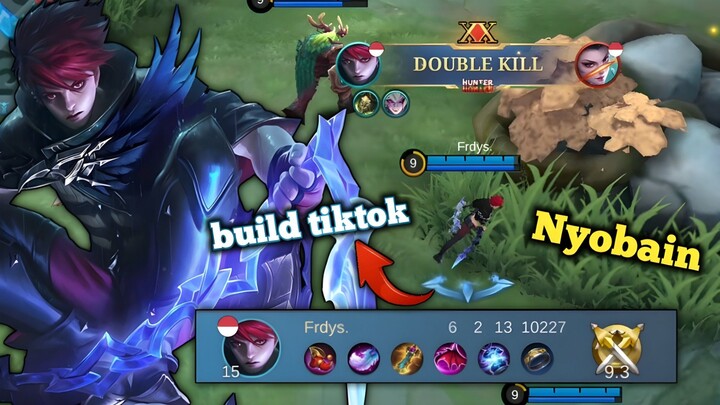 Nyobain build tiktok!? Julian!? auto gk pulang!? full lifestyle + shield - Mobile Legends
