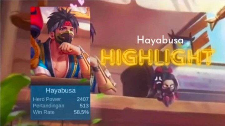 KANG SUSHI SAVAGE COY‼️ | HAYABUSA SKIN SUSHI MASTER HIGHLIGHT | MOBILE LEGENDS INDONESIA