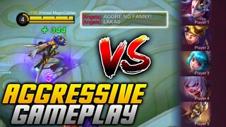 HOW TO PLAY AGGRESSIVE FANNY AGAINST KAJA AND TANKY HEROES!! | MLBB