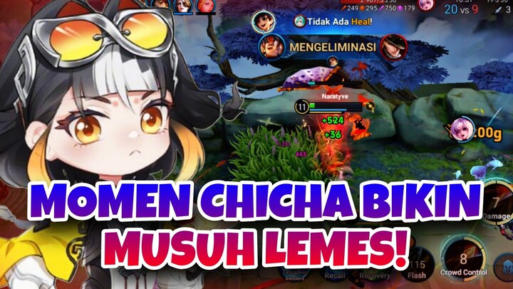 CHICHA BIKIN MUSUH LEMES SAMPAI END GAME! - Honor Of Kings Moments