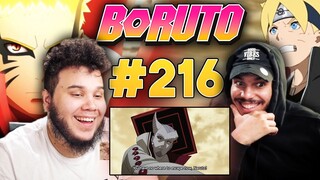 REACTION | "Boruto 216" - NARUTO'S NEW BARYON MODE?!?